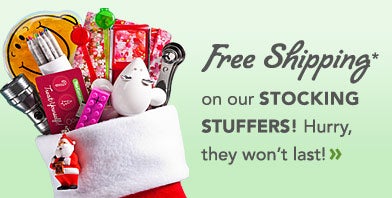 Free Shipping on our Stocking Stuffers!*
