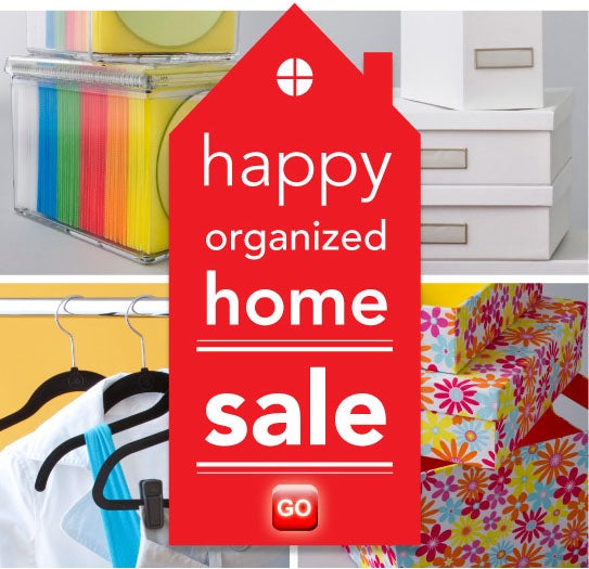HAPPY ORGANIZED HOME SALE »