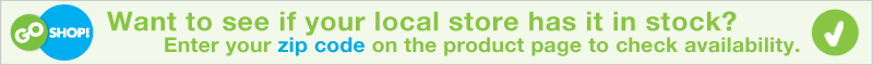 Want to see if your local store has it in stock?  Enter your zip code on the product page to check availability.