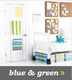 blue & green