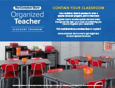 teachers teacher poster organization classroom container discount informational lounge discounts organized containerstore