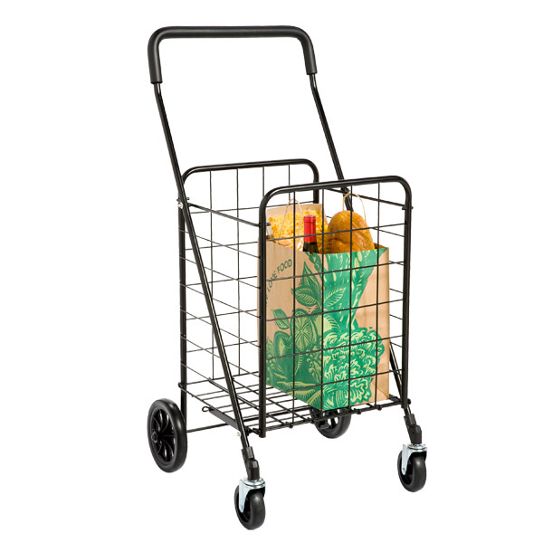 Black Steel Shopping Cart | The Container Store