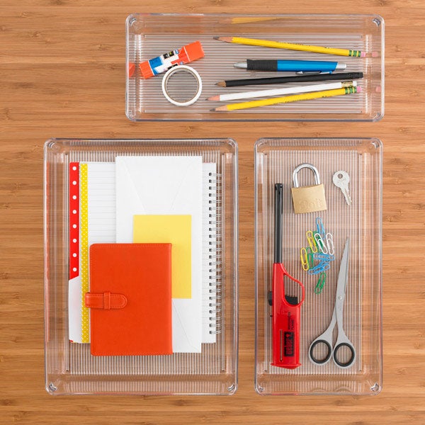 iDesign Linus Closet Drawer Organizers The Container Store