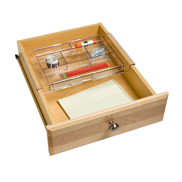 container store expandable drawer organizer