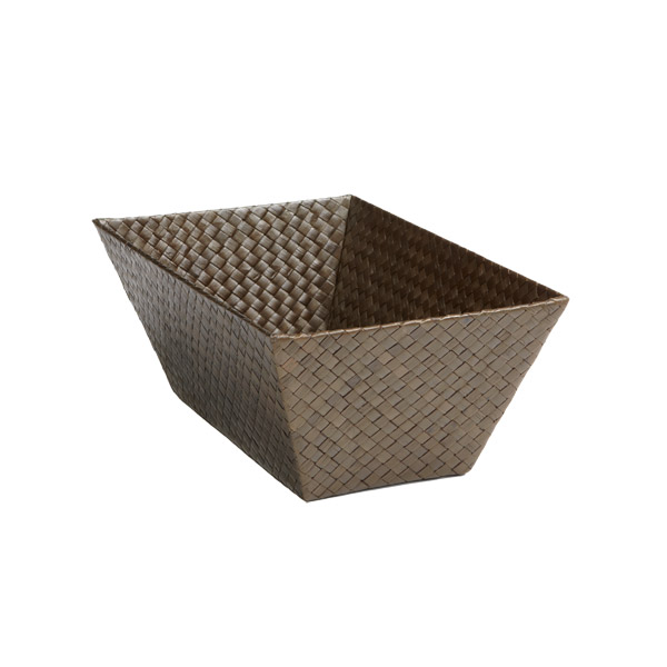 Small Rectangular Pandan Basket | The Container Store