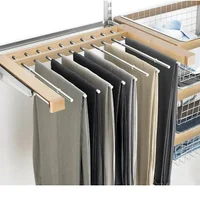 Elfa Décor Walnut Gliding Pant Rack