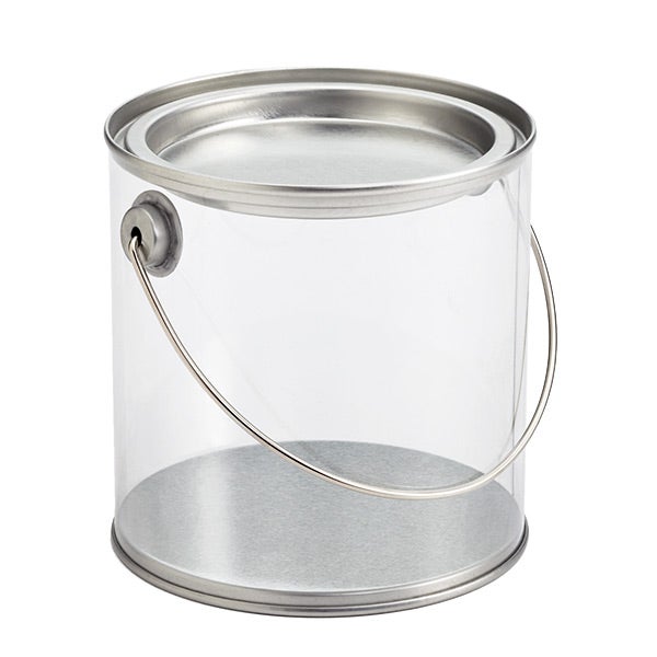 Mini Paint Cans Clear Mini Paint Cans Clear