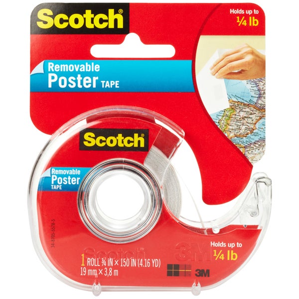 Removed MTMD- 3M Scotch Removable Poster Tape