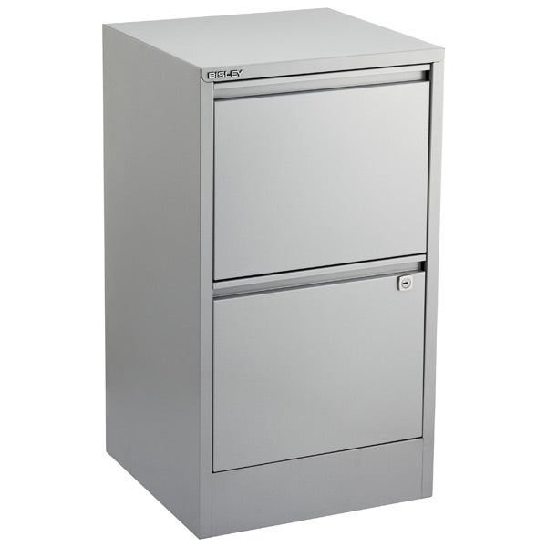 Bisley Silver 2 & 3Drawer Locking Filing The Container Store