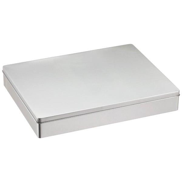 Removed MTMD-Silver Rectangular Hinge-Lid Tin