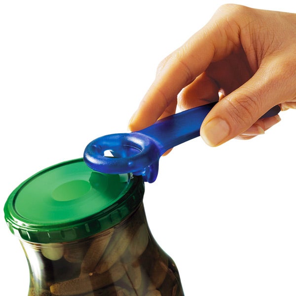 Brix Original Easy Jar Key Opener Great for Kids and Arthritis and Carpal Tunnel Sufferers Frosted Green