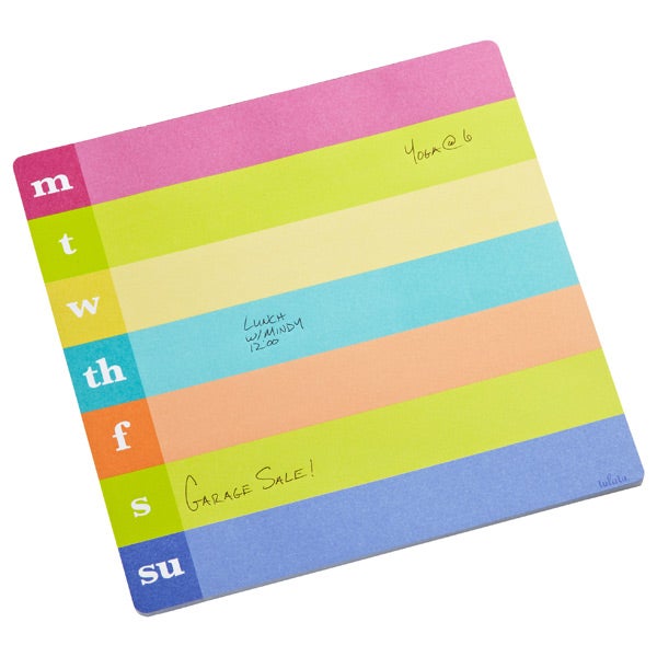 Lulalu Weekly Notepad