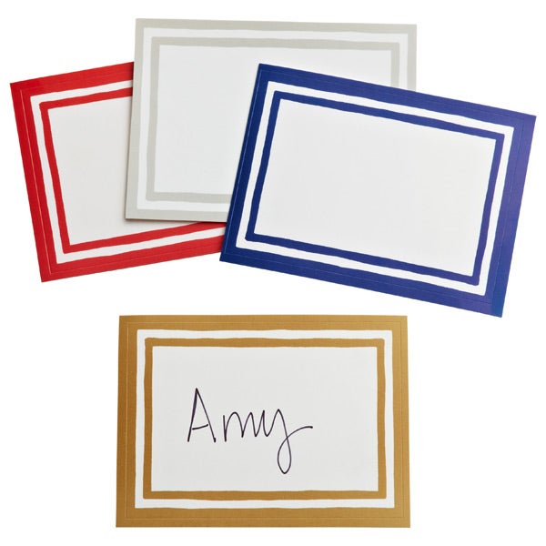 Stripe Bordered Gift Labels