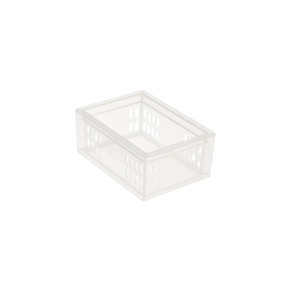 Small Stackable Organizer Tray Translucent