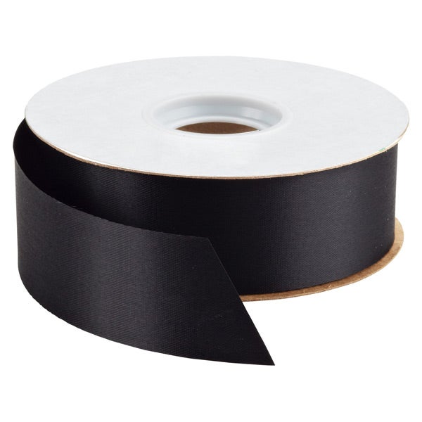 Black Bulk Satin Ribbon