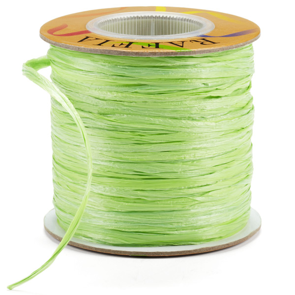 green raffia