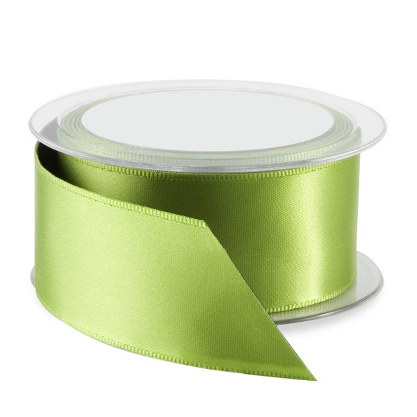 Kiwi Double Satin Wired Ribbon