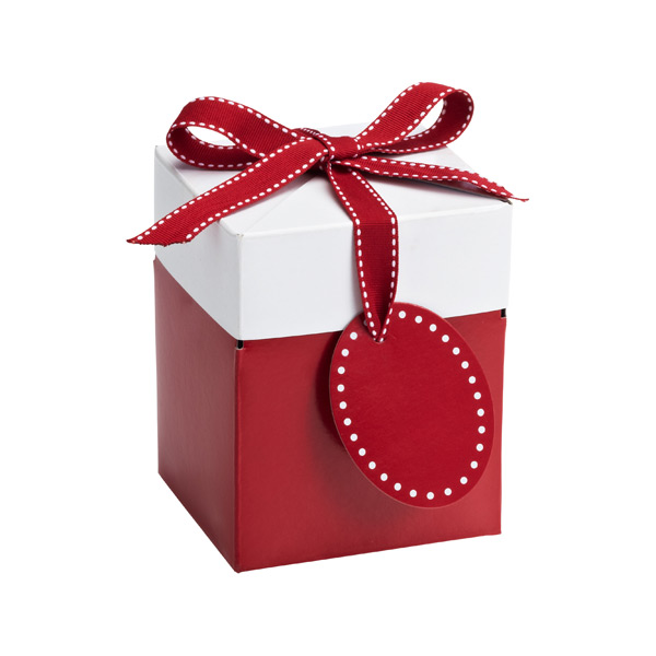 Red & White Pop-Up Gift Boxes | The Container Store