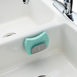 Real Solutions For Real Life Clear Sink Sponge Holder Rs Sctspng