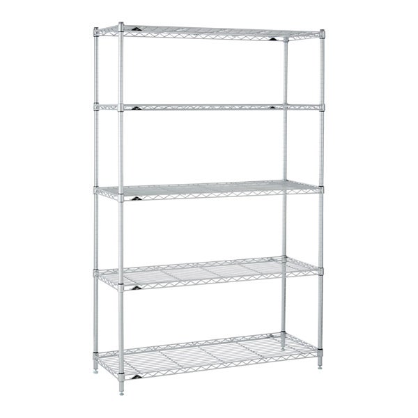 InterMetro Kitchen Shelves Silver