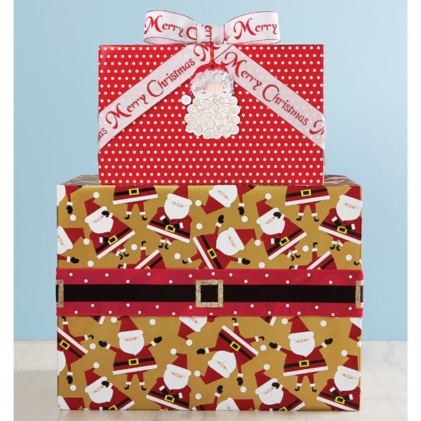 Dancing Santa Wrapping Paper