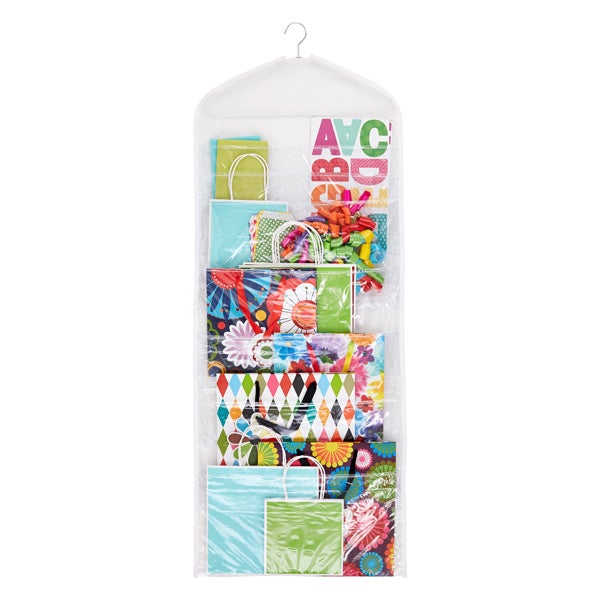 container store gift wrap storage