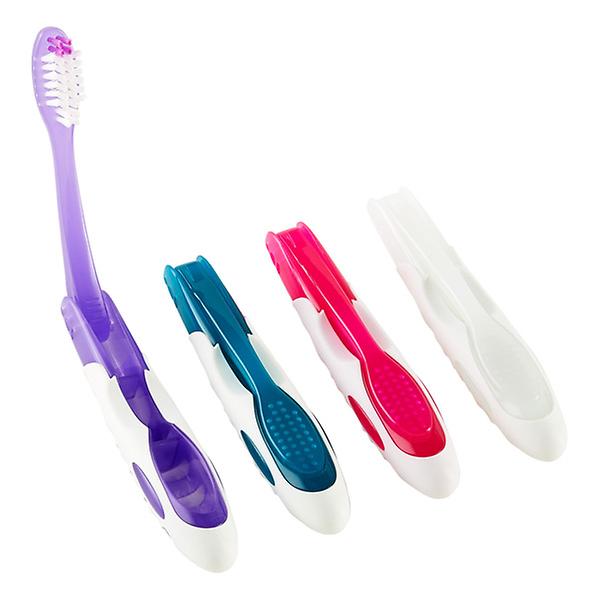 Folding Toothbrush with Microban
