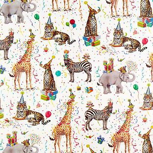 Birthday Dots Metallic Wrapping Paper