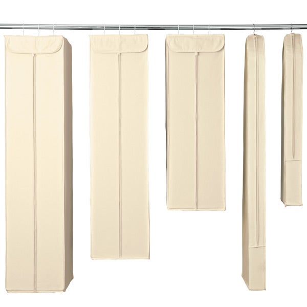 Natural Cotton Gusseted Hanging Bags