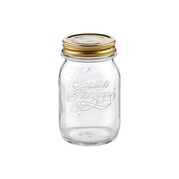 Bormioli Rocco 17 oz. Quattro Stagioni Canning Jar 500 ml.