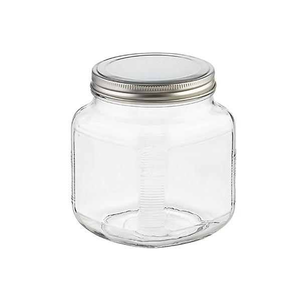 Anchor Hocking Glass Cracker Jars With Aluminum Lids The Container Store 7248