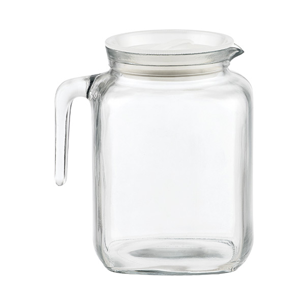 glass pitcher with lid gallon