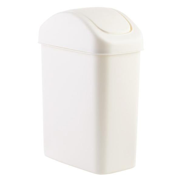 ホワイト・トラッシュ／WHITE TRASH Mainstays Kitchen Trash Can, 13 Gallon, Plastic Swing Top