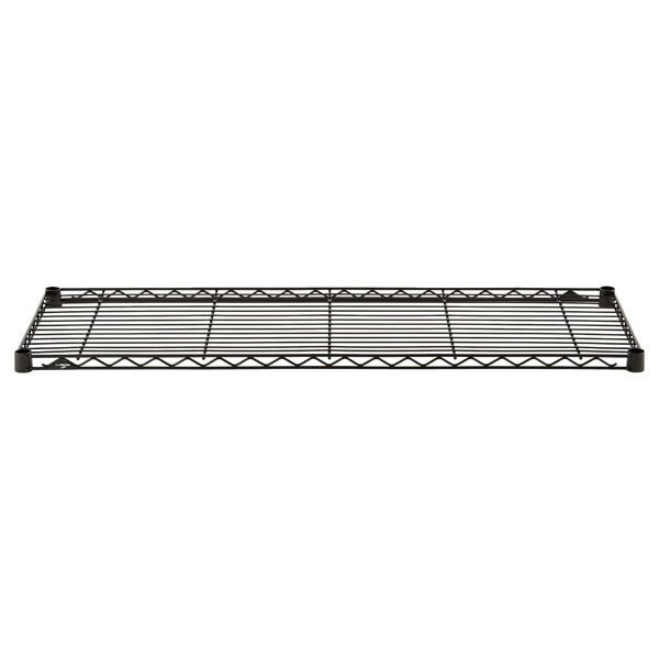 18" x 48" InterMetro Wire Shelf Black