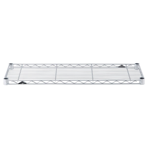 14" x 36" InterMetro Wire Shelf Silver