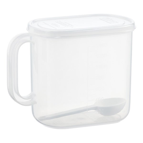 Lustroware 1.8 qt. Handled Keeper & Spoon
