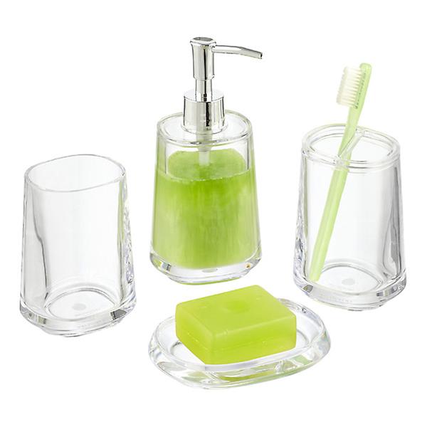Clear Bathroom Accessories Sets