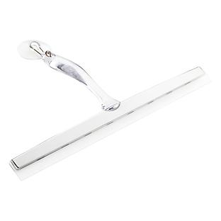 Casabella Clip-On Silicone Shower Squeegee, White