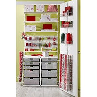 Wring Paper Storage Gift Wrap Organizers Stations White Elfa Wrer S Dream Closet