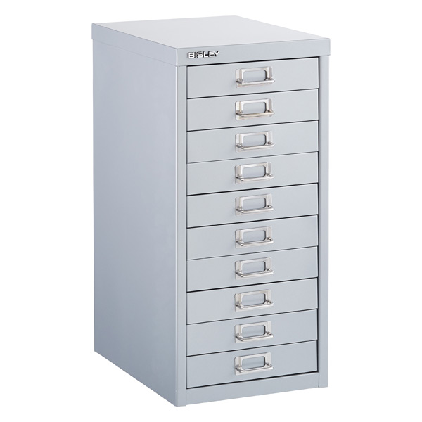 Bisley Silver 8 10 Drawer Collection Cabinets The Container Store