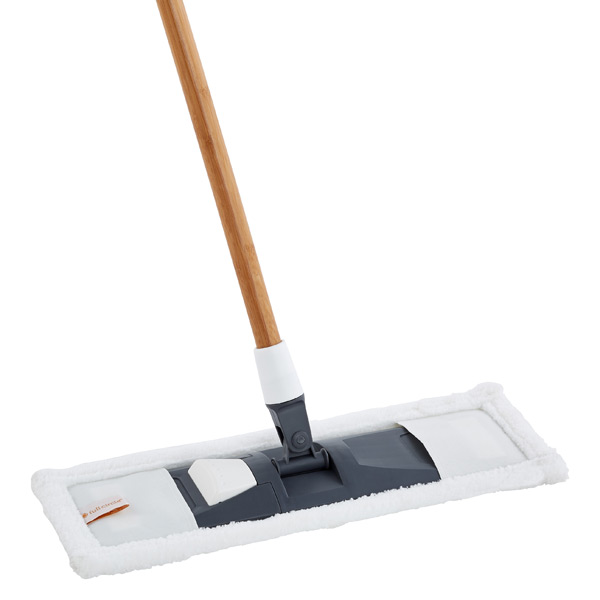 Full Circle Mighty Mop 2-in-1 Wet/Dry Microfiber Mop Bamboo & White