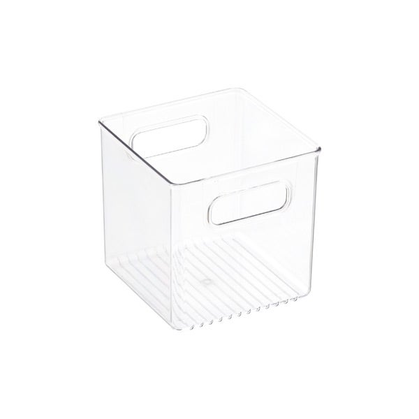 iDesign Linus Clear Storage Bins The Container Store