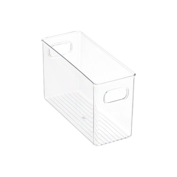 iDesign Linus Clear Storage Bins The Container Store