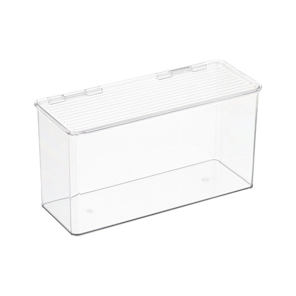 Hinged-Lid Stackable Boxes | The Container Store