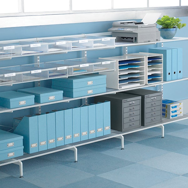 White Office Storage