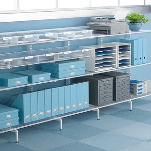 White Office Storage