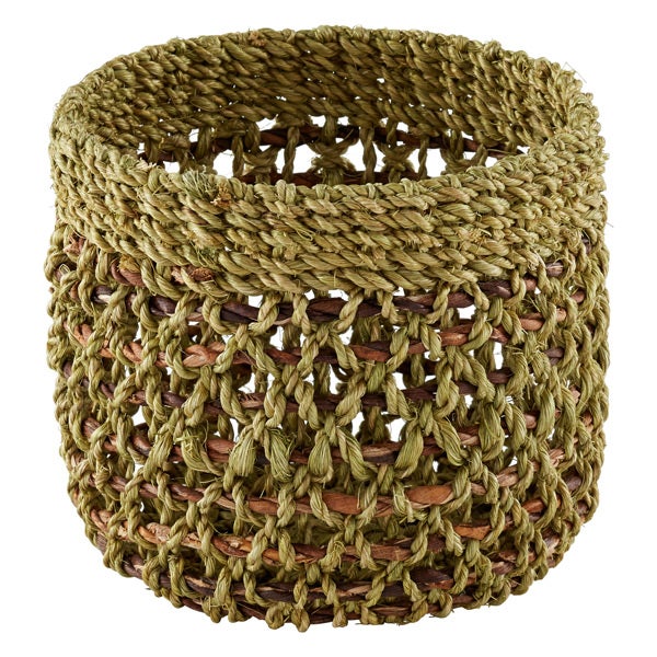 Round Abaca Basket | The Container Store