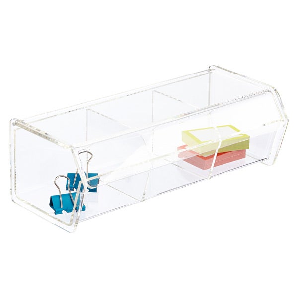 3-Section Acrylic Hinged-Lid Box