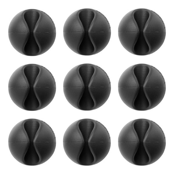 bluelounge Mini CableDrop Black Pkg/9