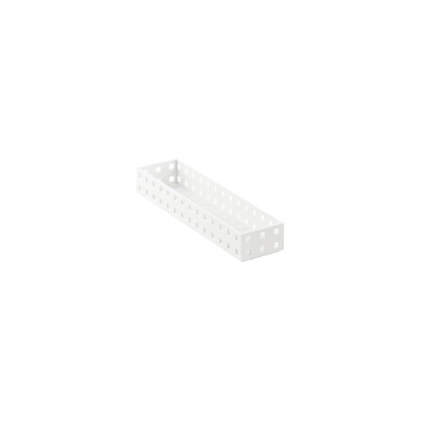 like-it Bricks 11" Narrow Shallow Bin White
